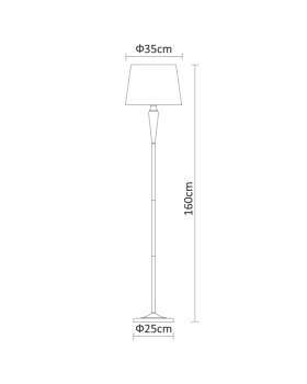 Торшер ARTE Lamp A9310PN-1WG-foto3