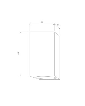 Накладной светильник Elektrostandard 1085 GU10 WH белый матовый-foto3