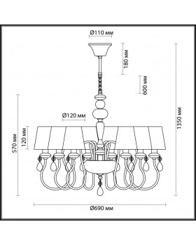 Подвесная люстра Odeon Light 4723/8-foto3