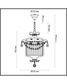 Подвесная люстра Odeon Light 4686/3-foto3