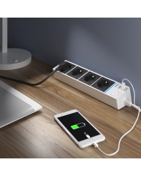 Розетка Werkel WL20-04-03 белый/черный-foto3