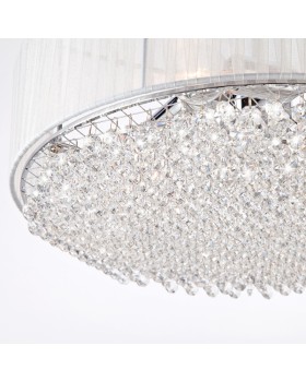 Подвесная люстра Eurosvet 10071/4 хром Strotskis-foto3