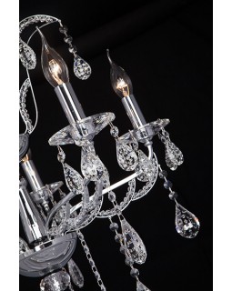 Подвесная люстра Eurosvet 10047/5 хром/прозрачный хрусталь Strotskis-foto11