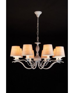 Подвесная люстра Eurosvet 60027/8 белый с золотом-foto4