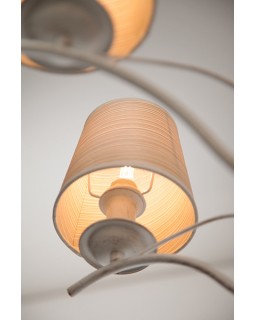 Подвесная люстра Eurosvet 60027/8 белый с золотом-foto5