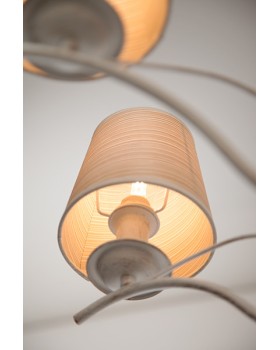 Подвесная люстра Eurosvet 60027/8 белый с золотом-foto5