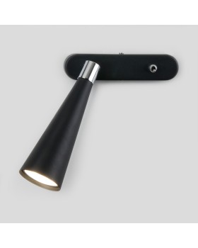 Бра Elektrostandard Horn GU10 SW чёрный (MRL 1010)-foto3