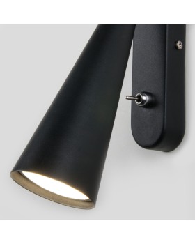 Бра Elektrostandard Horn GU10 SW чёрный (MRL 1010)-foto4