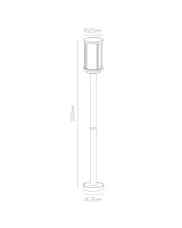 Садовый светильник ARTE Lamp A1036PA-1BK-foto3