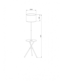 Торшер ARTE Lamp A2070PN-1BK-foto5