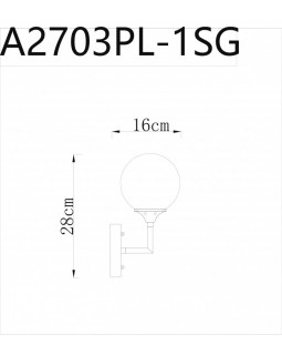 Бра ARTE Lamp A2703AP-1SG-foto3