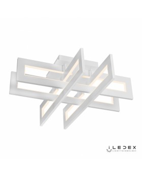 Накладной светильник iLedex 9082-600*600-X 96W WH-foto2