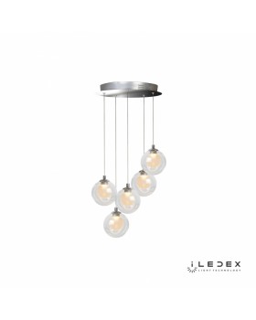 Подвесная люстра iLedex C4492-5R CR-foto3