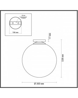 Накладной светильник Odeon Light 4250/1C-foto2