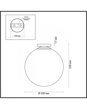 Накладной светильник Odeon Light 4250/1C-foto2