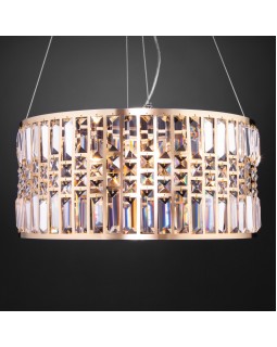 Подвесная люстра Eurosvet 10116/5 золото/прозрачный хрусталь Strotskis-foto2