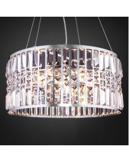 Подвесная люстра Eurosvet 10116/5 хром/прозрачный хрусталь Strotskis-foto2