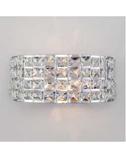 Бра Eurosvet 10115/2 хром/прозрачный хрусталь Strotskis-foto2