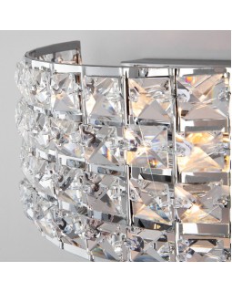 Бра Eurosvet 10115/2 хром/прозрачный хрусталь Strotskis-foto3