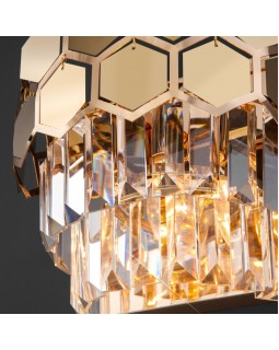 Бра Eurosvet 10113/2 золото/прозрачный хрусталь Strotskis-foto3