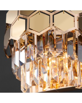 Бра Eurosvet 10113/2 золото/прозрачный хрусталь Strotskis-foto3