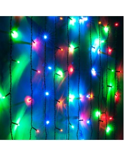 Светодиодный занавес Eurosvet 200-003 мульти 0,45*1,5м IP20-foto7