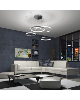 Подвесная люстра Eurosvet 90275/5 хром Smart-foto4