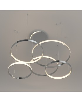 Подвесная люстра Eurosvet 90275/5 хром Smart-foto5