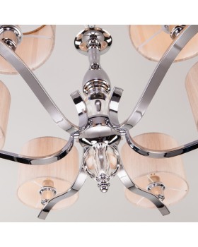 Подвесная люстра Eurosvet 60111/6 хром-foto3