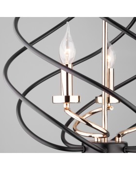 Подвесная люстра Eurosvet 60105/3 черный-foto2