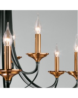 Подвесная люстра Eurosvet 60098/9 черный-foto3