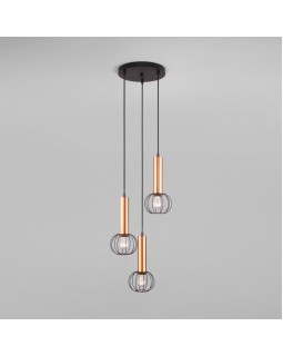 Подвесной светильник Eurosvet 50178/3 черный/бронза-foto3