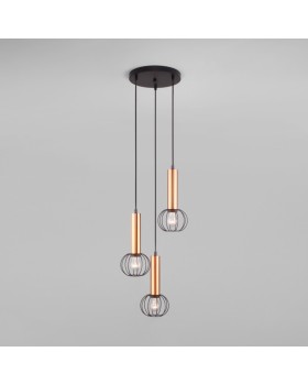 Подвесной светильник Eurosvet 50178/3 черный/бронза-foto3