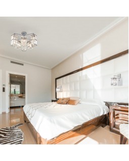 Бра Eurosvet 10100/1 хром/прозрачный хрусталь Strotskis-foto2