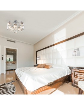 Бра Eurosvet 10100/1 хром/прозрачный хрусталь Strotskis-foto2