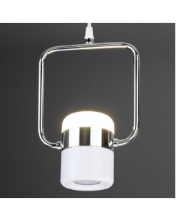 Подвесной светильник Eurosvet 50165/1 LED хром/белый-foto3