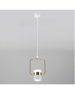 Подвесной светильник Eurosvet 50165/1 LED золото/белый-foto2