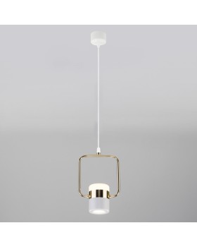 Подвесной светильник Eurosvet 50165/1 LED золото/белый-foto2