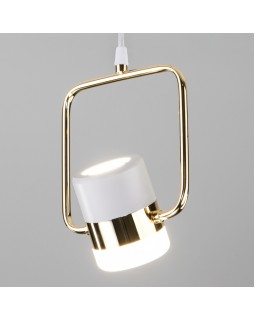 Подвесной светильник Eurosvet 50165/1 LED золото/белый-foto3