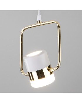 Подвесной светильник Eurosvet 50165/1 LED золото/белый-foto3