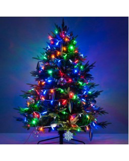 Светодиодная нить Eurosvet 400-102 мульти с эффектом мерцания 20м IP65-foto2