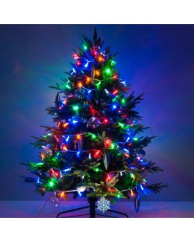 Светодиодная нить Eurosvet 400-102 мульти с эффектом мерцания 20м IP65-foto2