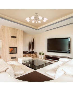 Люстра на штанге Eurosvet 30149/8 золото-foto2