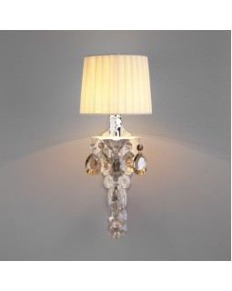 Бра Eurosvet 10098/1 серебро/тонированный хрусталь Strotskis-foto4