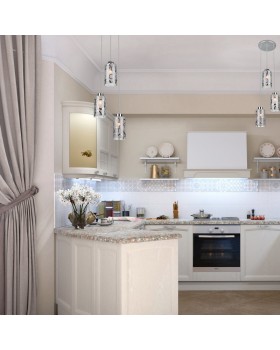 Подвесной светильник Eurosvet 50000/3 хром-foto2