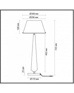 Настольная лампа Odeon Light 4852/1T-foto2