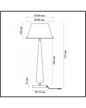 Настольная лампа Odeon Light 4852/1T-foto2