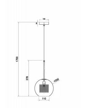 Подвесной светильник Freya FR8018PL-01BS-foto2