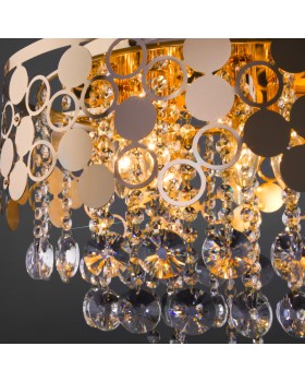 Подвесная люстра Eurosvet 10123/6 золото/прозрачный хрусталь Strotskis Smart (10114/6)-foto5