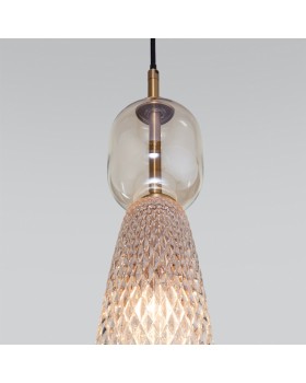 Подвесной светильник Eurosvet 50211/1 янтарный-foto3